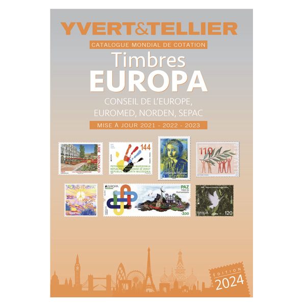 EUROPA - 2022 + Mise à jour 2024 (Catalogue des timbres EUROPA, Conseil de l'Europe, EUROMED, SEPAC, NORDEN)