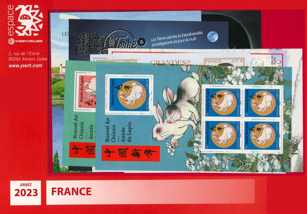 n° 5643/5735  - Timbre France Année complète  (2023)
