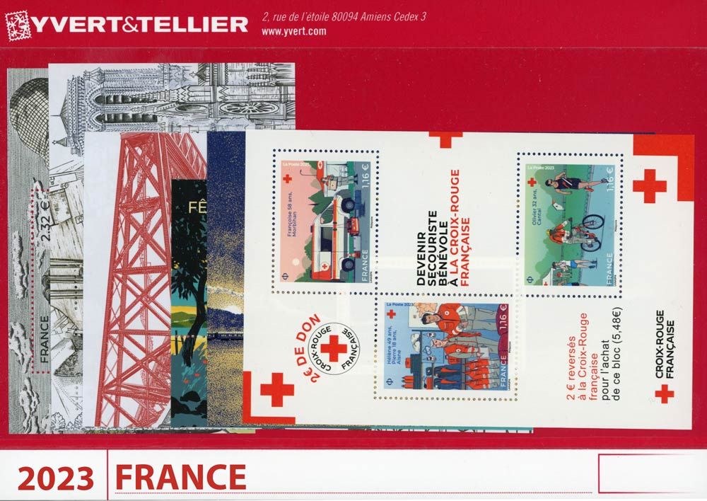n° 5643/5735  - Timbre France Année complète  (2023)