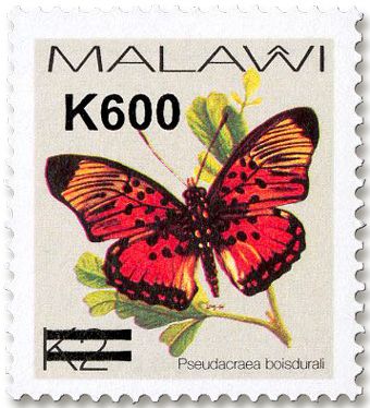 n° 939AJ/939AL - Timbre MALAWI Poste