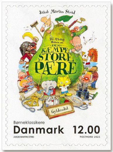 n° 2062/2071 - Timbre DANEMARK Poste