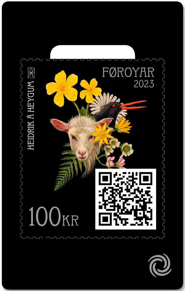 n° 45383 - Timbre ILE FEROE Timbres Crypto