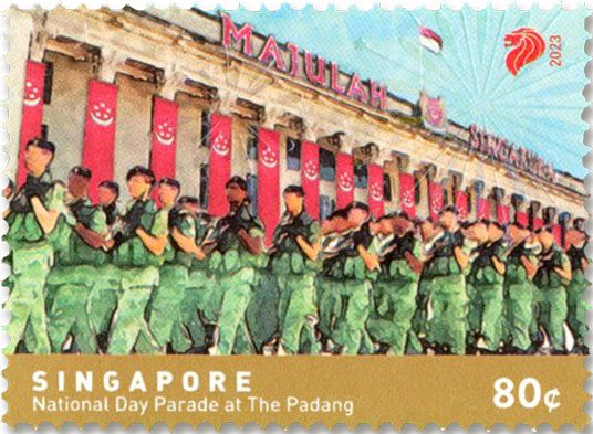 n° 2586/2590 - Timbre SINGAPOUR Poste