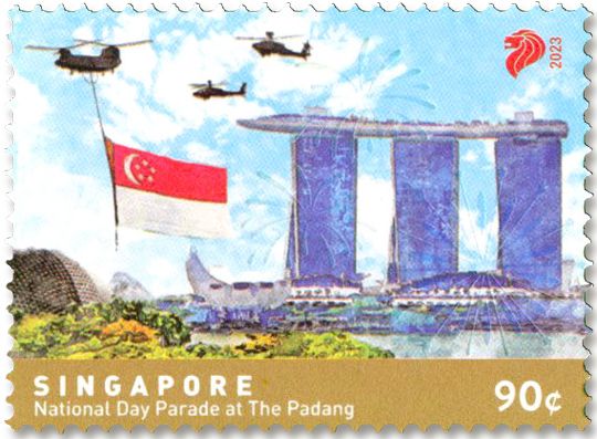 n° 2586/2590 - Timbre SINGAPOUR Poste