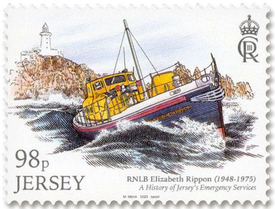 n° 2737/2744 - Timbre JERSEY Poste