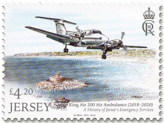 n° 2737/2744 - Timbre JERSEY Poste