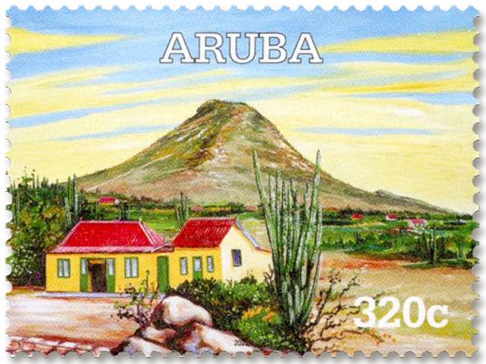 n° 1127/1130 - Timbre ARUBA Poste