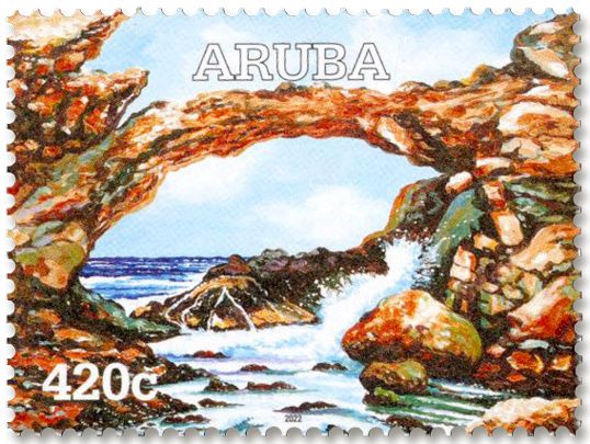 n° 1127/1130 - Timbre ARUBA Poste