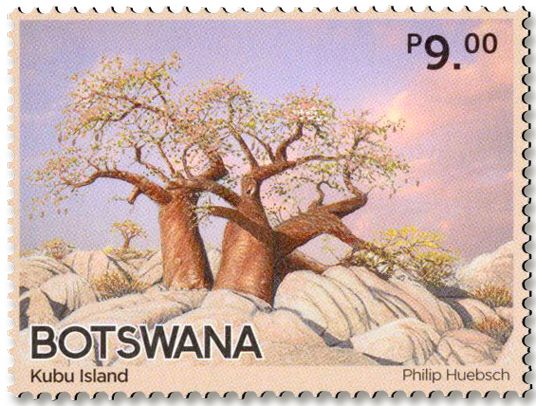 n° 1293/1296 - Timbre BOTSWANA Poste