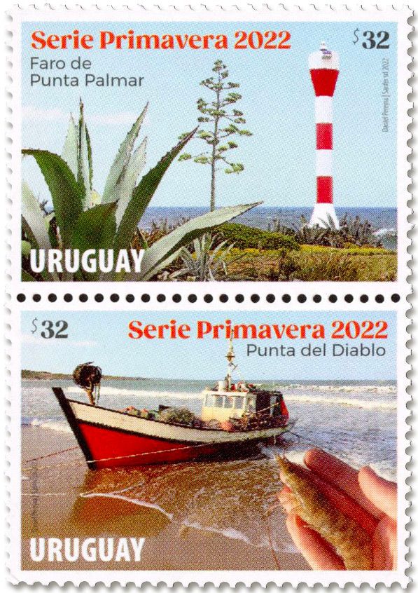 n° 3089/3090 - Timbre URUGUAY Poste