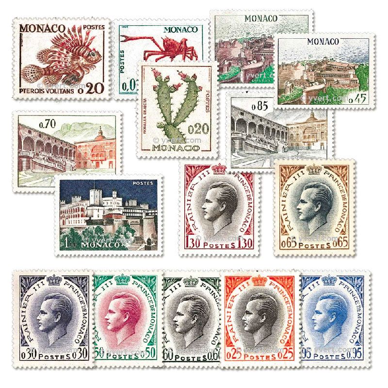 n° 537A/550A -  Timbre Monaco Poste