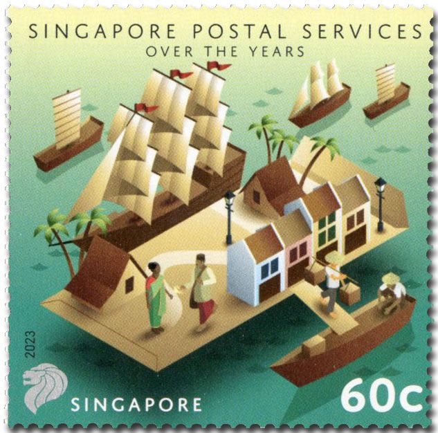 n° 2595/2599 - Timbre SINGAPOUR Poste