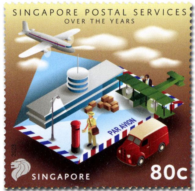 n° 2595/2599 - Timbre SINGAPOUR Poste