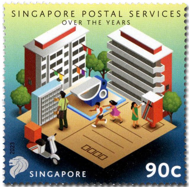 n° 2595/2599 - Timbre SINGAPOUR Poste