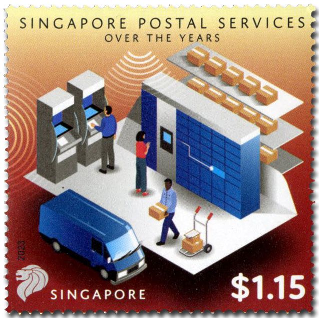 n° 2595/2599 - Timbre SINGAPOUR Poste