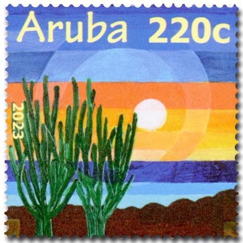 n° 1135/1138 - Timbre ARUBA Poste