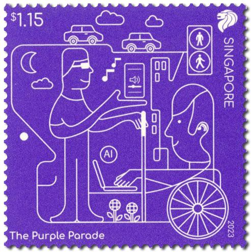 n° 2610/2613 - Timbre SINGAPOUR Poste