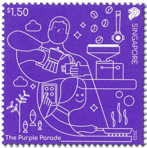 n° 2610/2613 - Timbre SINGAPOUR Poste