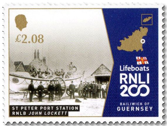 n° 2014/2019 - Timbre GUERNESEY Poste