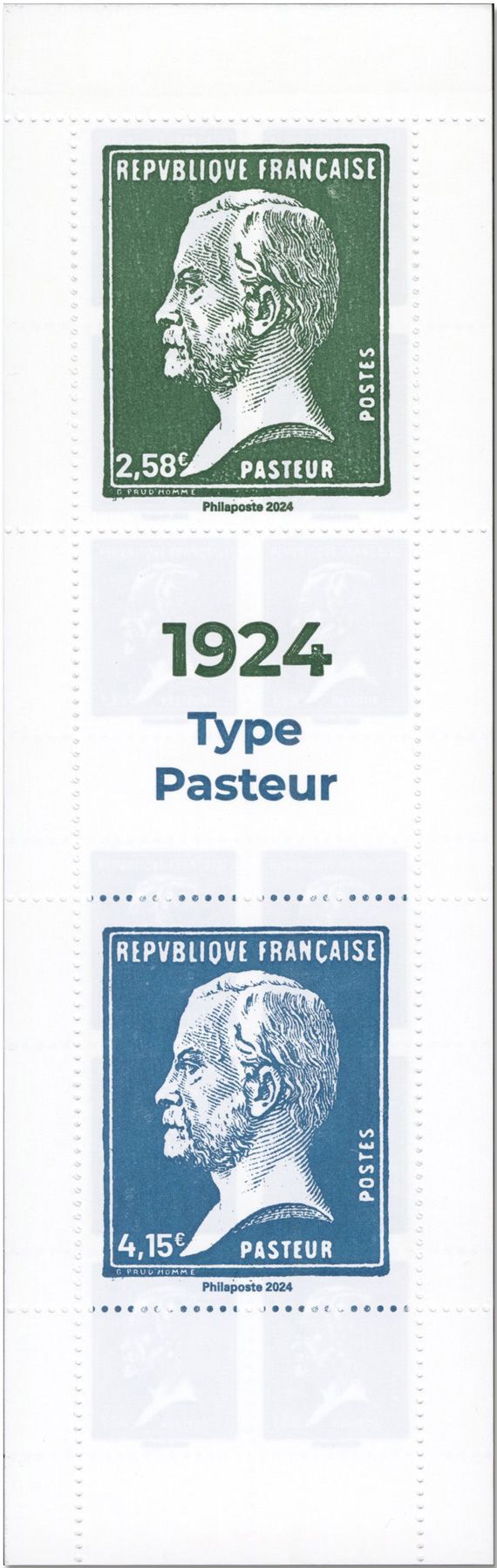 n° 1534 (n° 5781/5784) - Timbre France Carnets Divers (Pasteur)