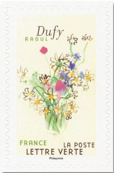 n° BC2423 - Timbre France Autoadhésifs (Carnet de fleurs Raoul Dufy)