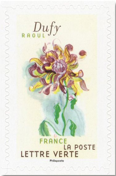 n° BC2423 - Timbre France Autoadhésifs (Carnet de fleurs Raoul Dufy)