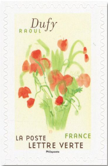 n° BC2423 - Timbre France Autoadhésifs (Carnet de fleurs Raoul Dufy)