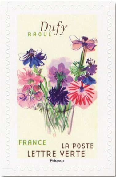 n° BC2423 - Timbre France Autoadhésifs (Carnet de fleurs Raoul Dufy)