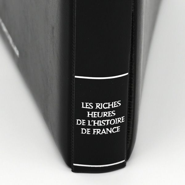 Album SUPRA LES RICHES HEURES DE L´HISTOIRE DE FRANCE : étui + reliure