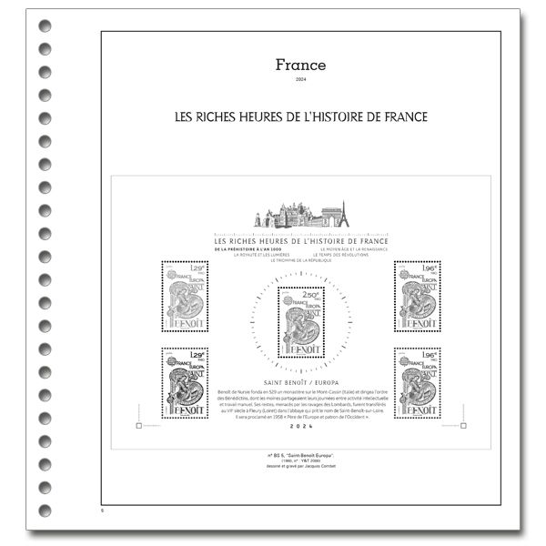 LES RICHES HEURES DE L´HISTOIRE DE FRANCE SC : 2024 (JEUX AVEC POCHETTES)