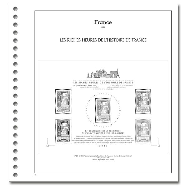 LES RICHES HEURES DE L´HISTOIRE DE FRANCE SC : 2024 (JEUX AVEC POCHETTES)