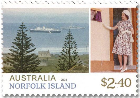 n° 1243/1244 - Timbre NORFOLK Poste