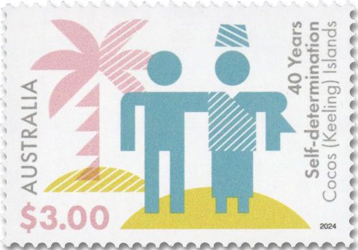 n° 550/551 - Timbre COCOS (ILES) Poste