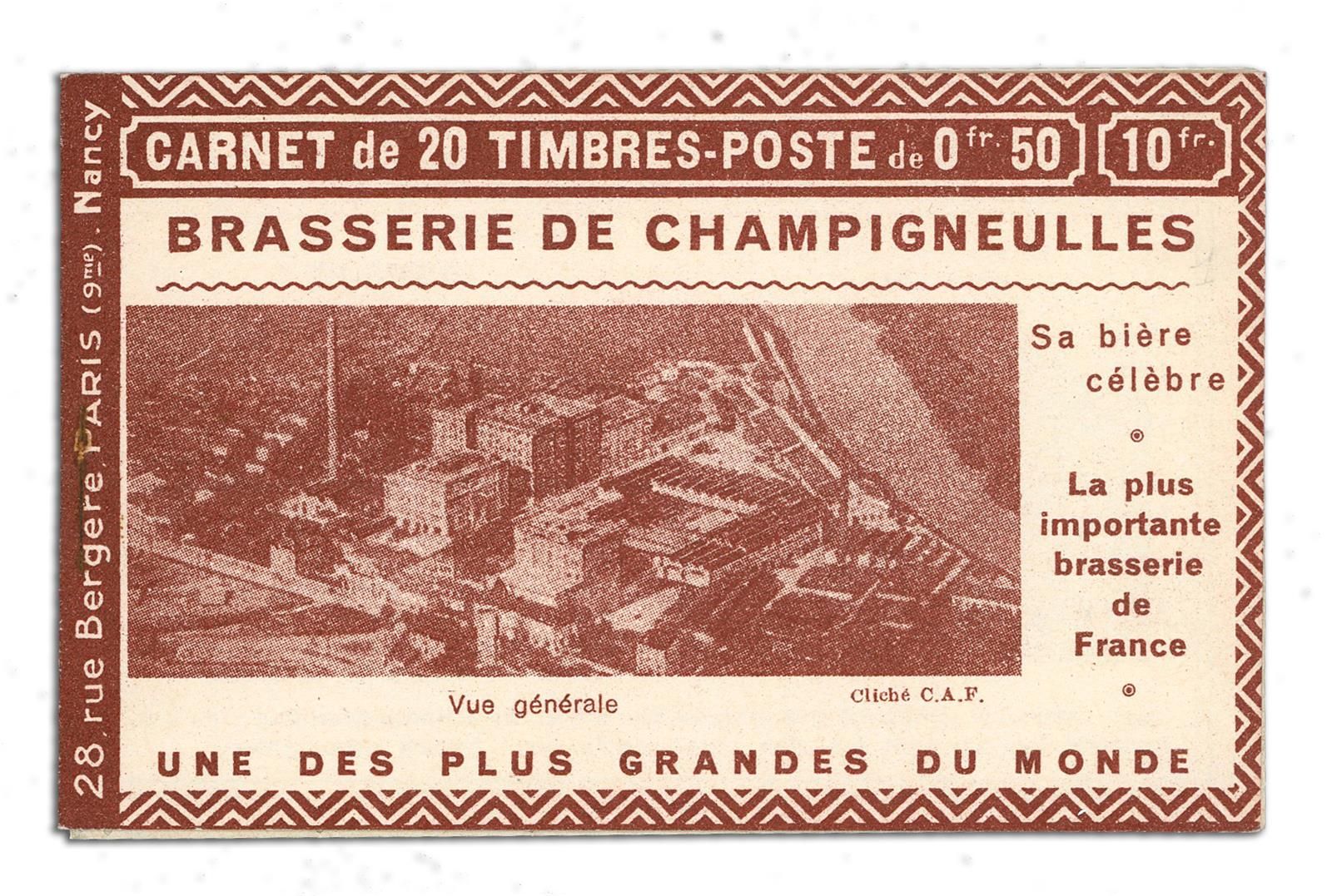 n° 257-C2** - Timbre FRANCE Carnets