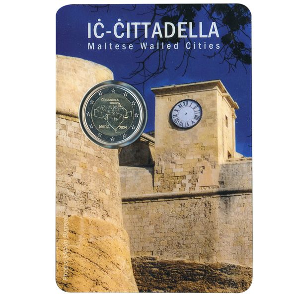 BU : 2 EURO COMMEMORATIVE 2024 : MALTE (Citadelle de Gozo)