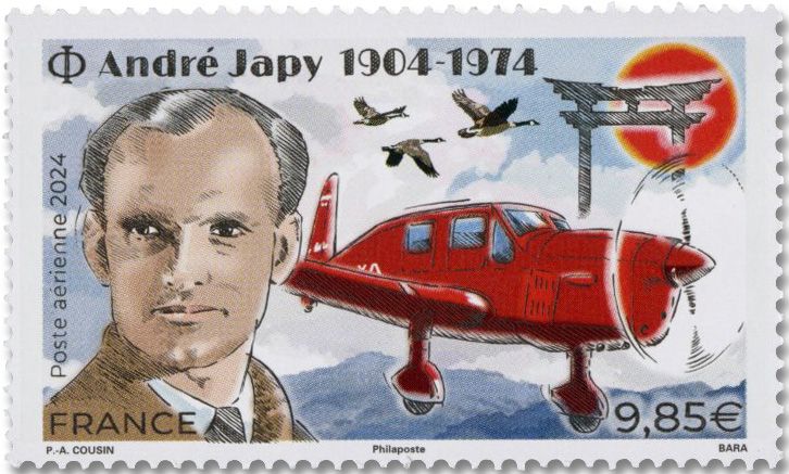 n° F4 - Timbre France Feuillets de France (PA n° 97)