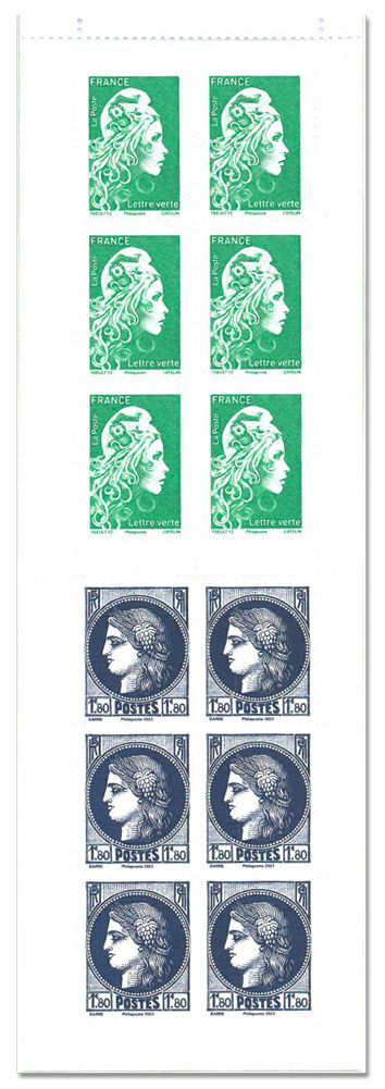 n° C1535 (n° 5834/5837) - Timbre France Carnets Divers