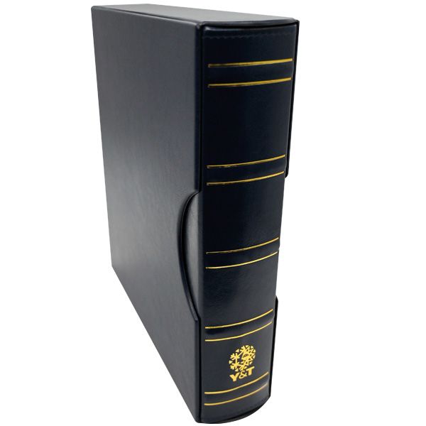 ALBUM CARTES POSTALES PREMIUM : Etui + reliure (Bleu)