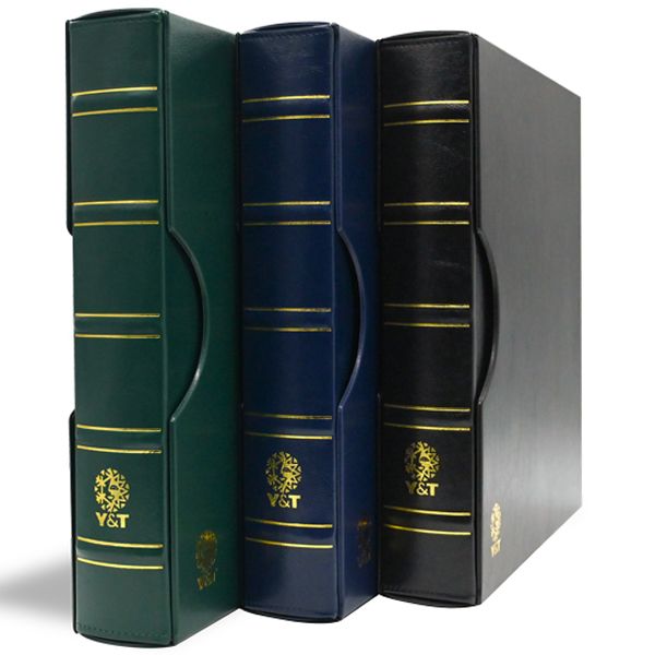 ALBUM CARTES POSTALES PREMIUM : Etui + reliure (Bleu)