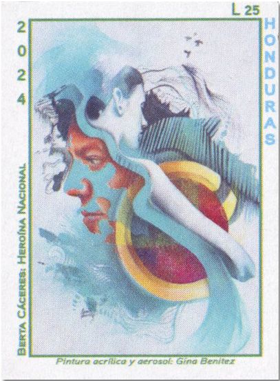 n° 347/350 - Timbre HONDURAS Poste