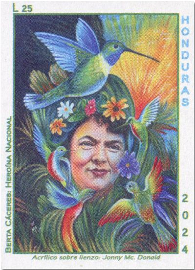 n° 347/350 - Timbre HONDURAS Poste