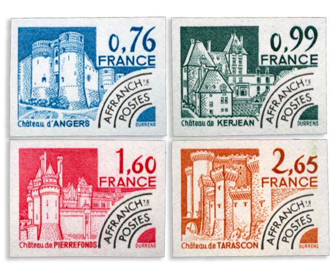 n° 166/169** ND - Timbre FRANCE Preobliteres