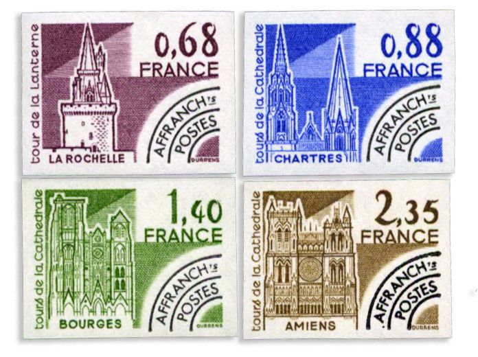 n° 162/165** ND - Timbre FRANCE Preobliteres