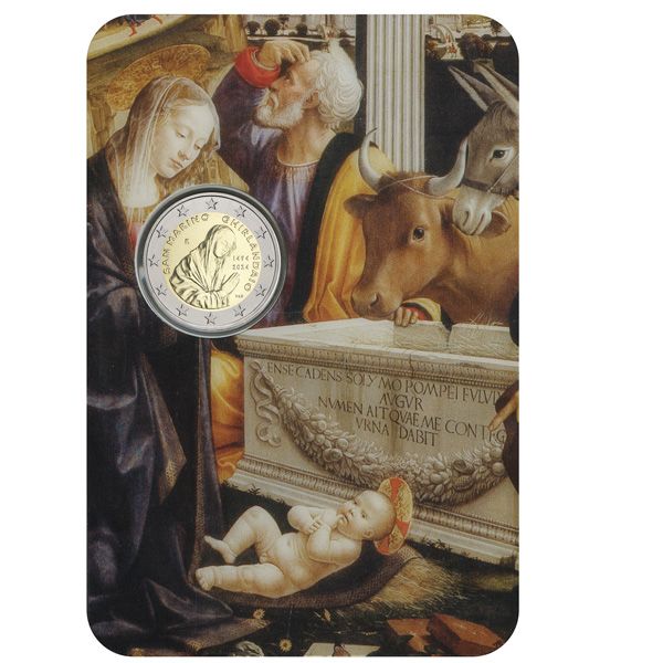 BU : 2 EURO COMMEMORATIVE 2024 : SAINT-MARIN (530e Anniversaire de la Mort de Ghirlandaio)