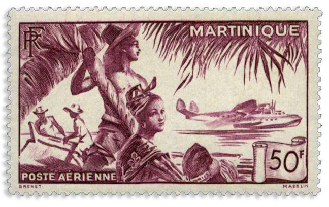 n° 13/15* - Timbre MARTINIQUE Poste Aerienne