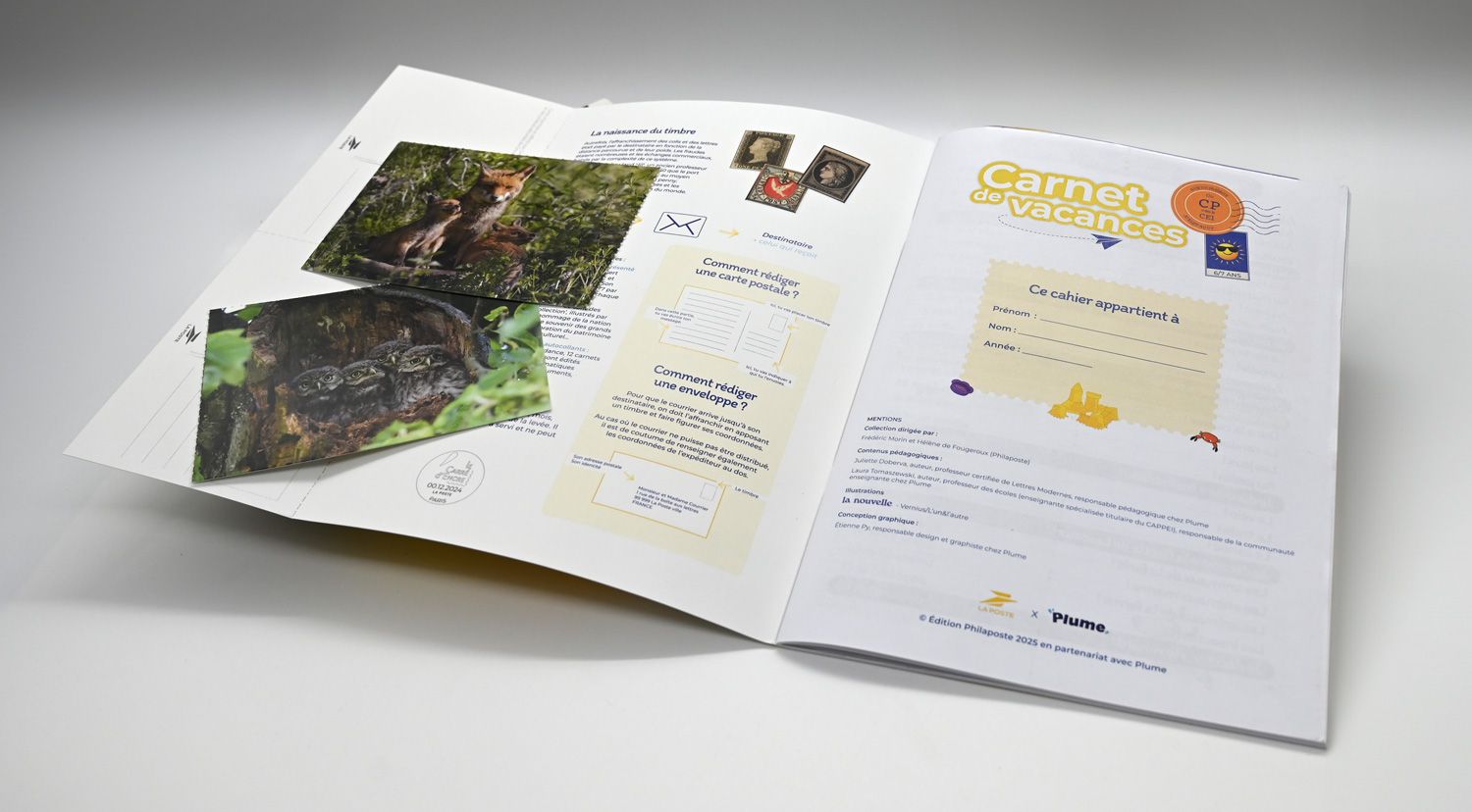 CARNET DE VACANCES - du CP vers le CE1 - Edition 2025 (Philaposte)