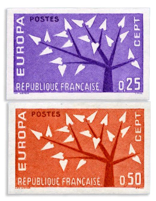 n° 1358/1359** ND - Timbre FRANCE Poste