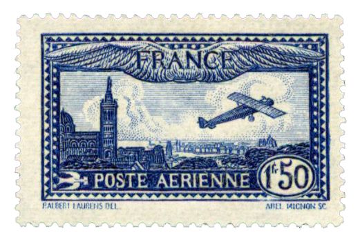 n° 5/6* - Timbre FRANCE Poste Aerienne