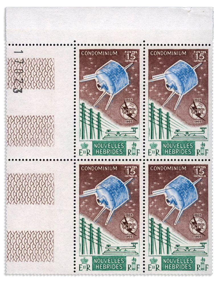 n° 211/212** - Timbre NOUVELLES HEBRIDES Poste