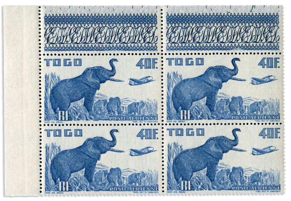 n° 17/20** - Timbre TOGO Poste Aerienne